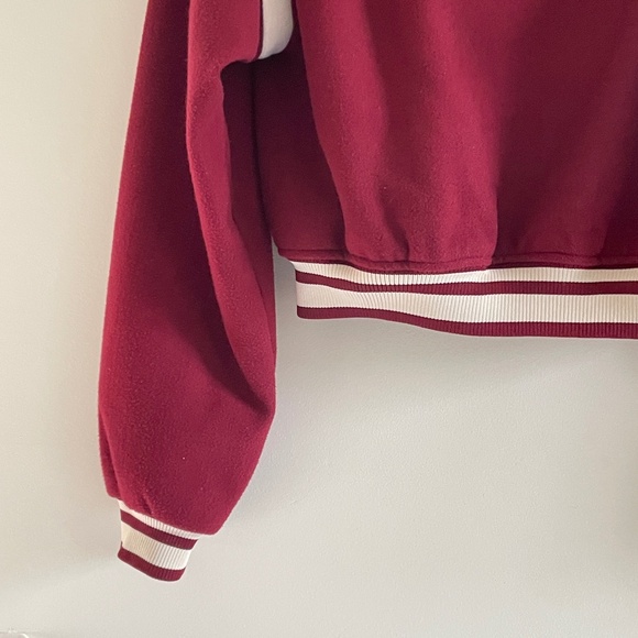 HM Girls Varsity Jacket Sz 18 GR Patch Preppy Letterman Academia Bomber Y2K Coat - Picture 8 of 11